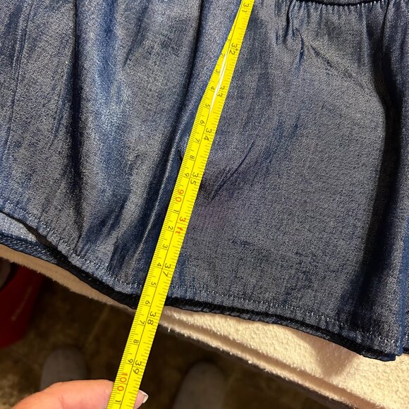 Cute layered dress. Very shimmery as it flows. Dark Navy. Size XXXL. (1023) - Picture 4 of 8